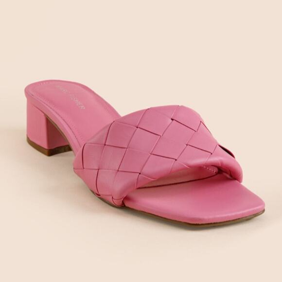 Marc Fisher Casper Slip On Heeled Sandal Pink Size 6 - Picture 1 of 4